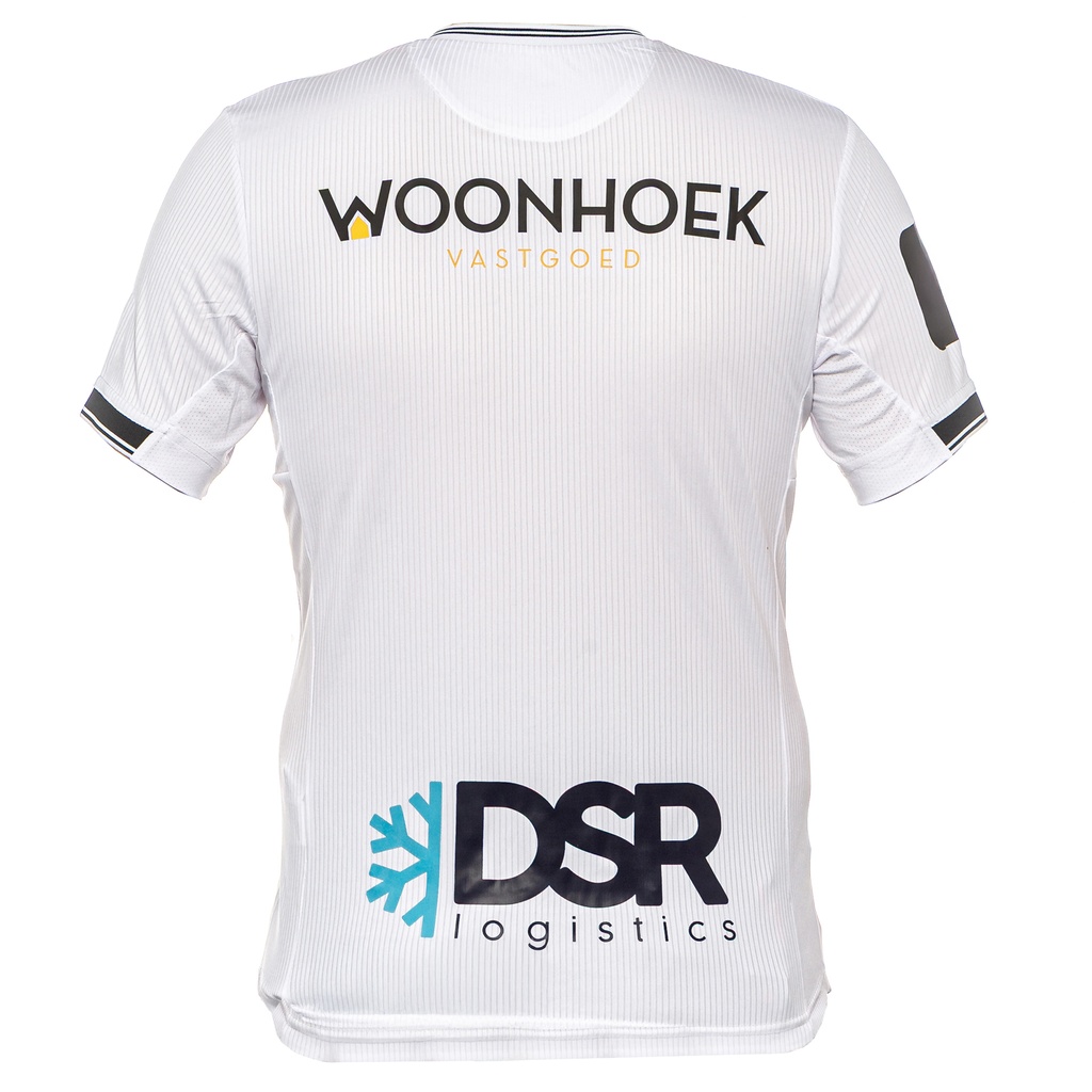 Replica shirt wit achterzijde