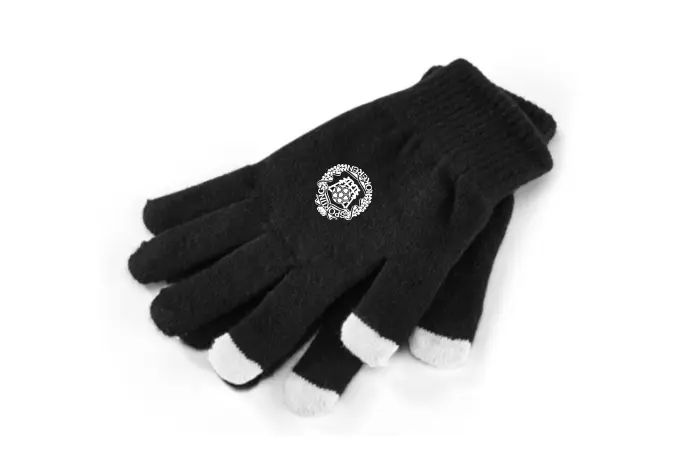 Handschoenen Zwart met Logo (S/M)